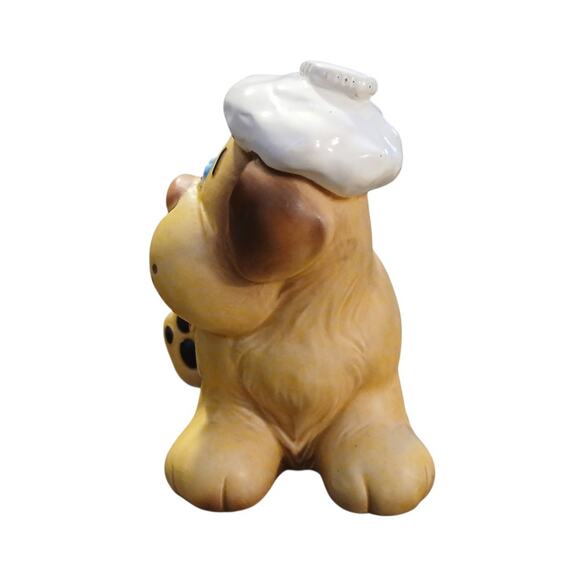 Vintage Lefton #5712 Get Well Ceramic Hound Dog Planter Gift 6"Lx5"Tx4"W - Picture 6 of 11